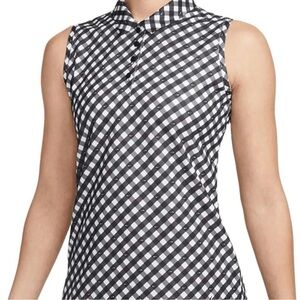Nike Women's Dri-FIT Victory Sleeveless Printed Golf Polo Size small